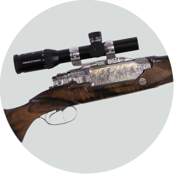 Fuchsfineguns_Circle_African-Queen_Double-Barrel-Bolt-Action-Repeating-Rifle